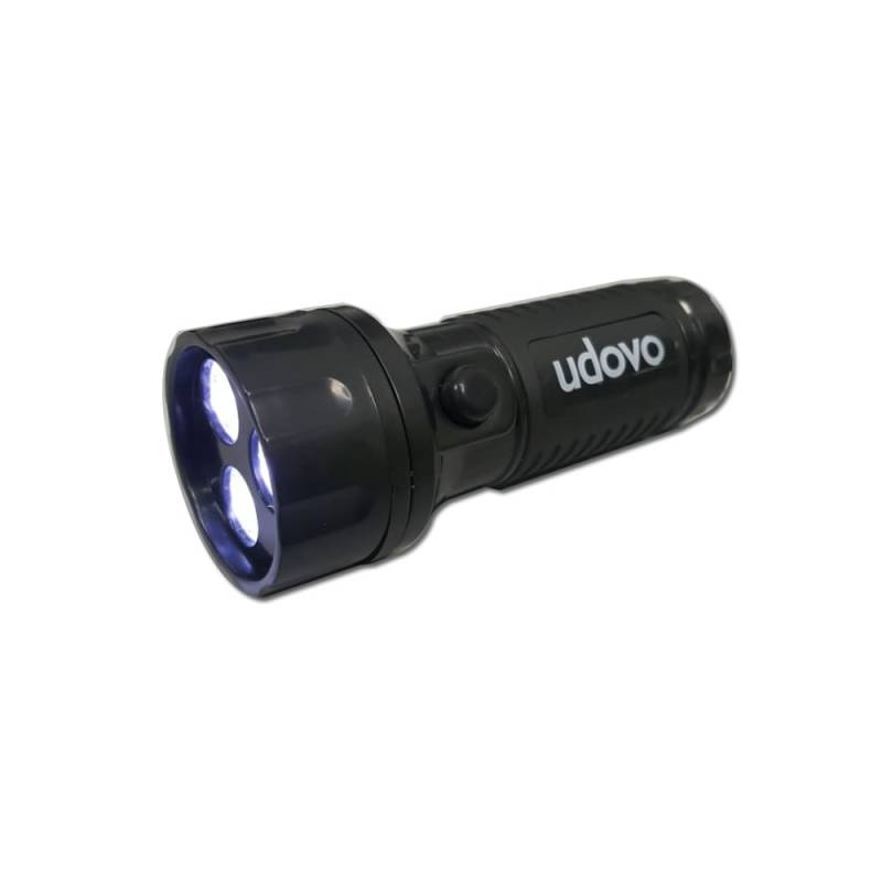 Linterna 3 Led 15Lm Plastico (3Aaa) -- Udovo