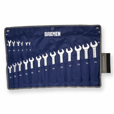 Juego De Llaves Combinadas 6 A 24 Mm (19 Pzas) Bremen