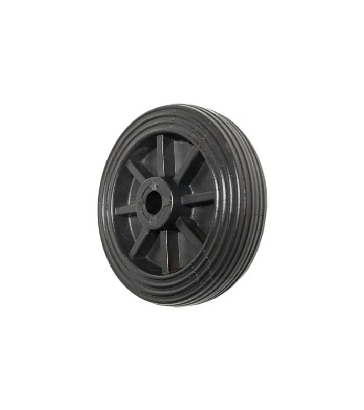 Ruedas De Goma Compacta C/Eje Liso De 3/4