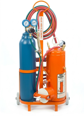 Equipo Sold. 2 Tubos 1M3 Oxigeno / Acetileno 1.25Kg -- Duplex