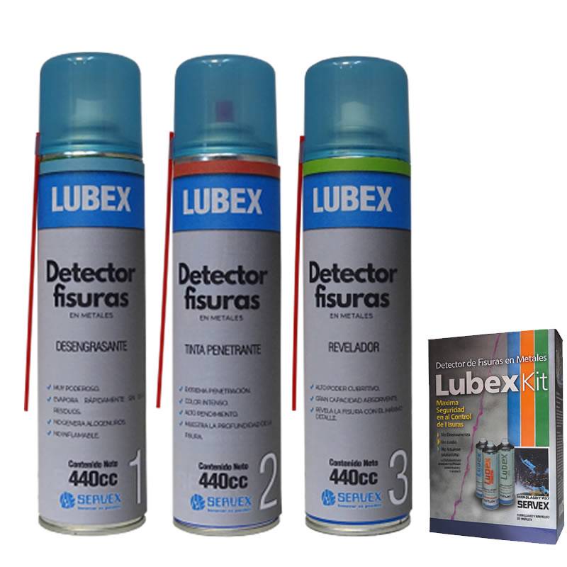 Detector De Fisuras Lubex Kit
