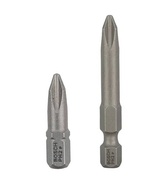 Puntas Ph2 Hex 1/4 C/U Bosch